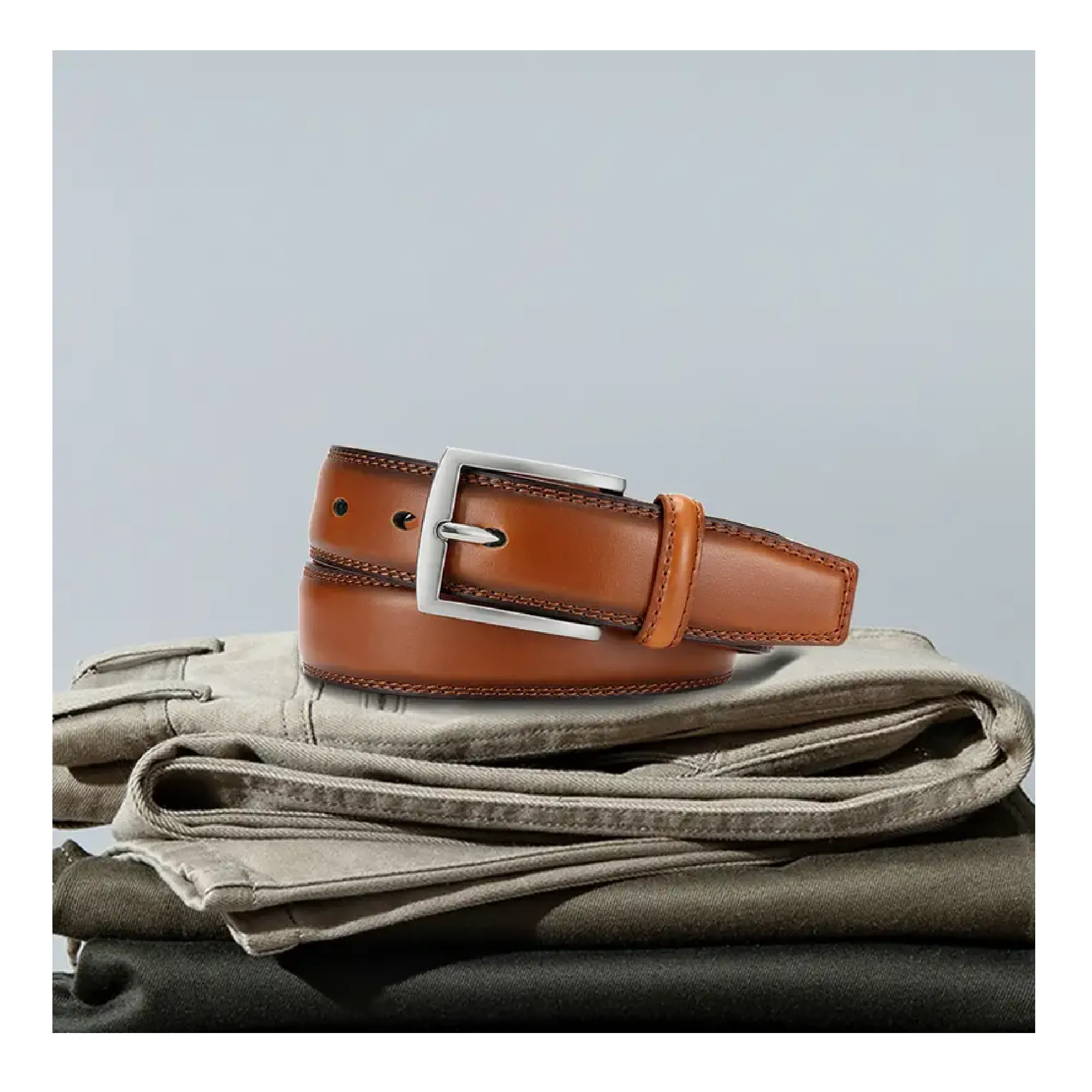 1PC Men Pin Buckle Belt, Men's Casual Business Belt