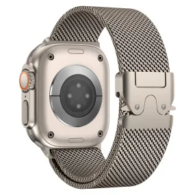 24mm Milan Titanium Watch Strap Suitable For Apple iwatch Smartwatch