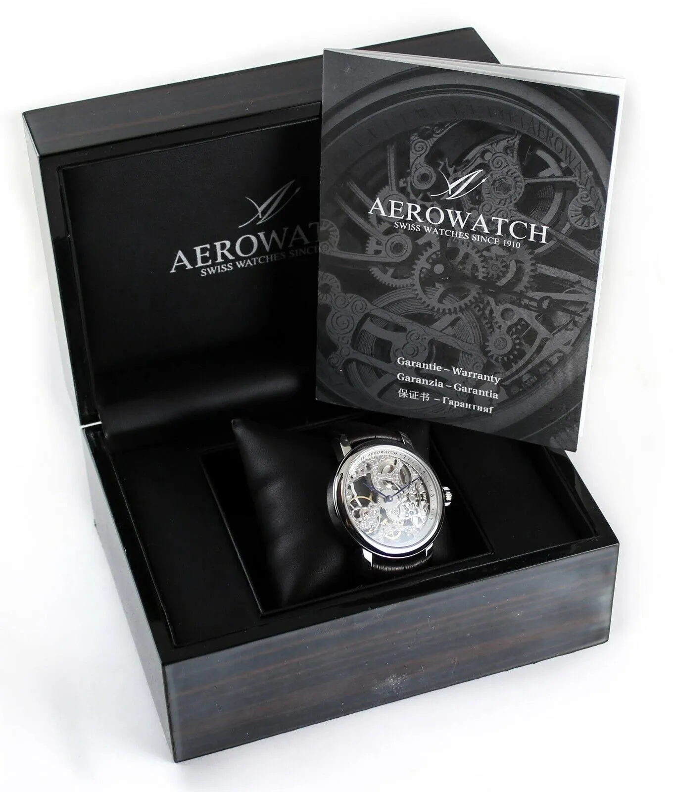 Aerowatch Renaissance Skeleton Manual Wind Mens Watch - REF. 57931 AA01