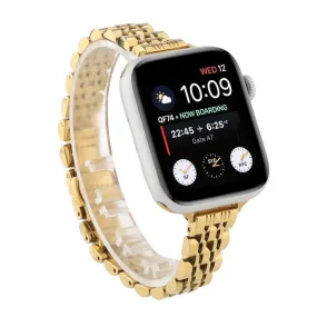 Apple Watch (38/40/SE/41/42mm) Rustfri Stål Rem - Guld