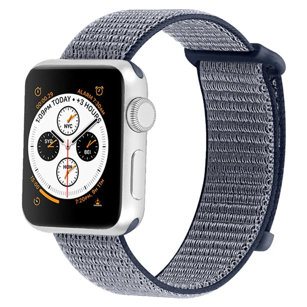 Apple Watch (45mm) nylon watch strap - Midnight Blue