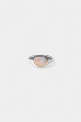 Aussie Opal Ring - White