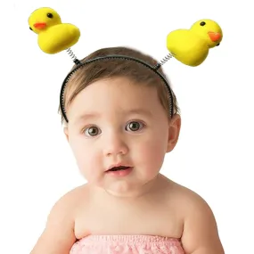 Babymoon Spring Baby Girl’s Headband with Ducks | Hairband Hair Accessories | Duck | Yellow