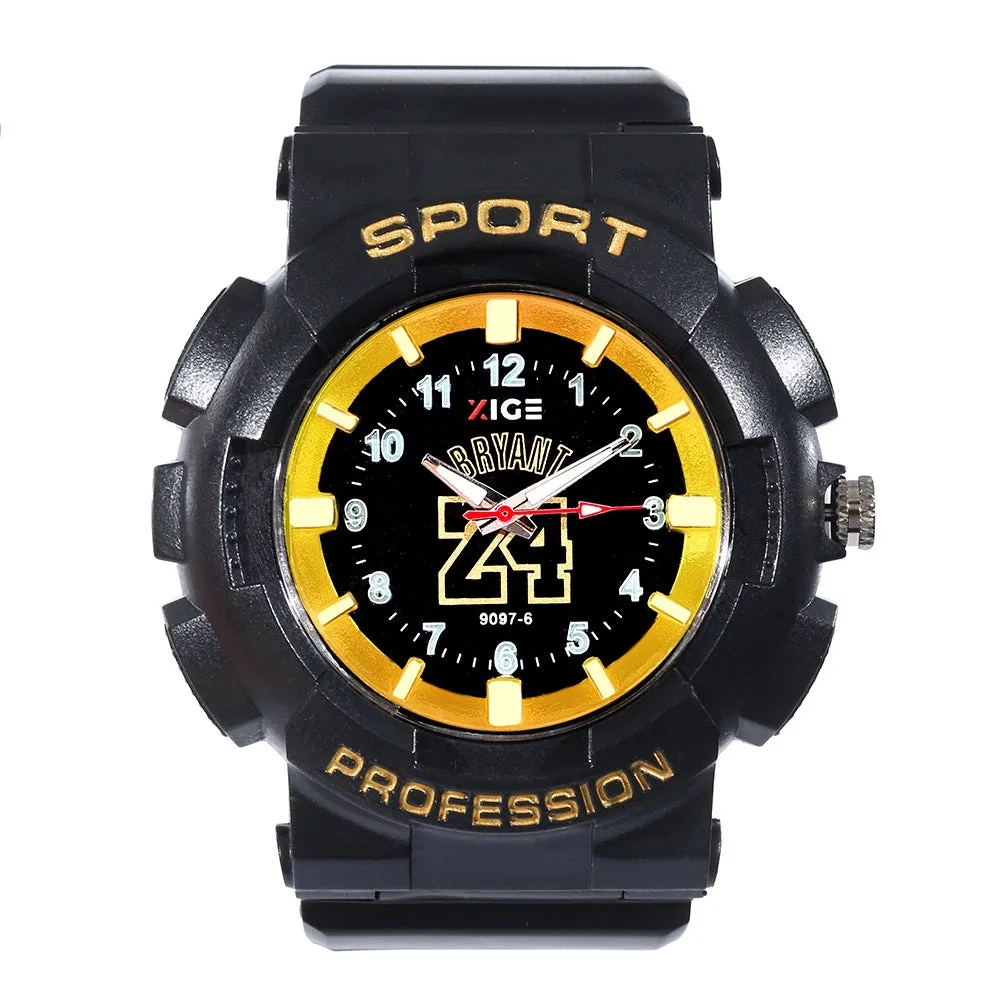 Basketball Star Sports Watch Men's Couple Fashion Sports Watch Waterproof Outdoor Color Matching Watch