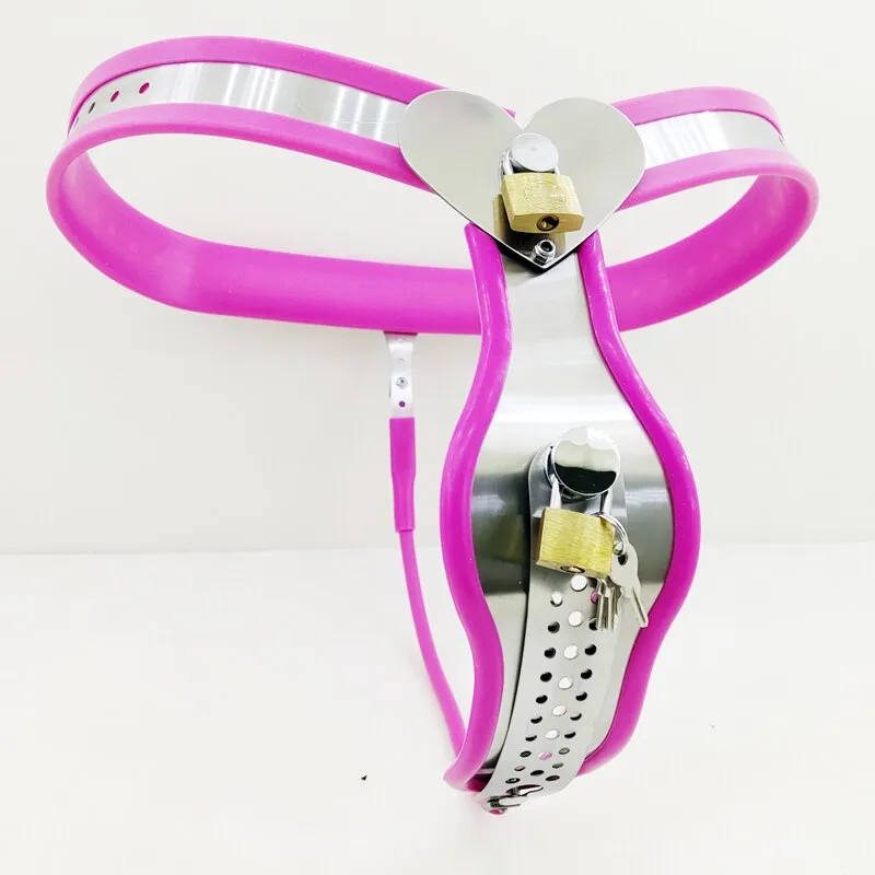 BDSM Female Chastity Belt Pants