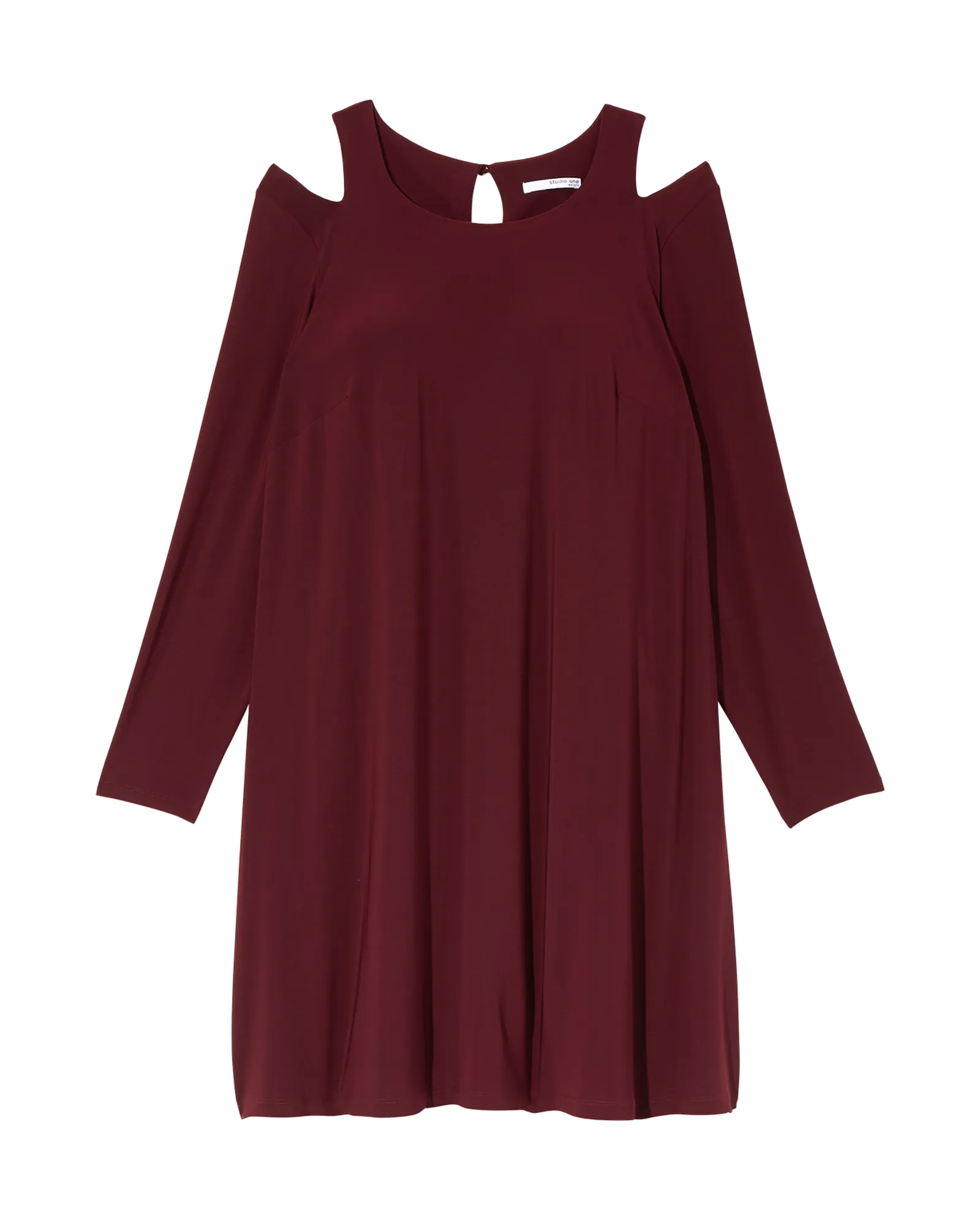 Caribou Knit Dress | Burgundy