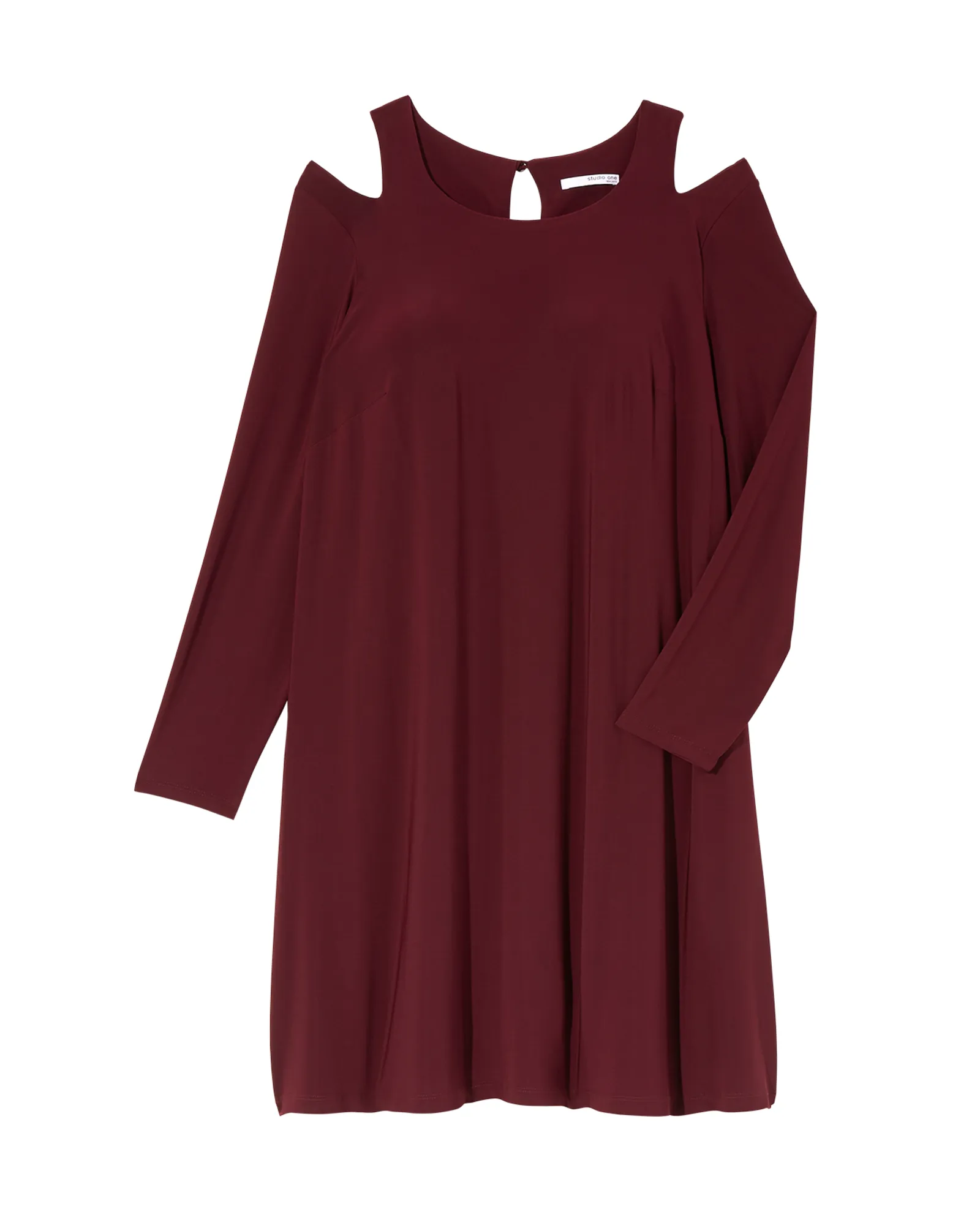 Caribou Knit Dress | Burgundy