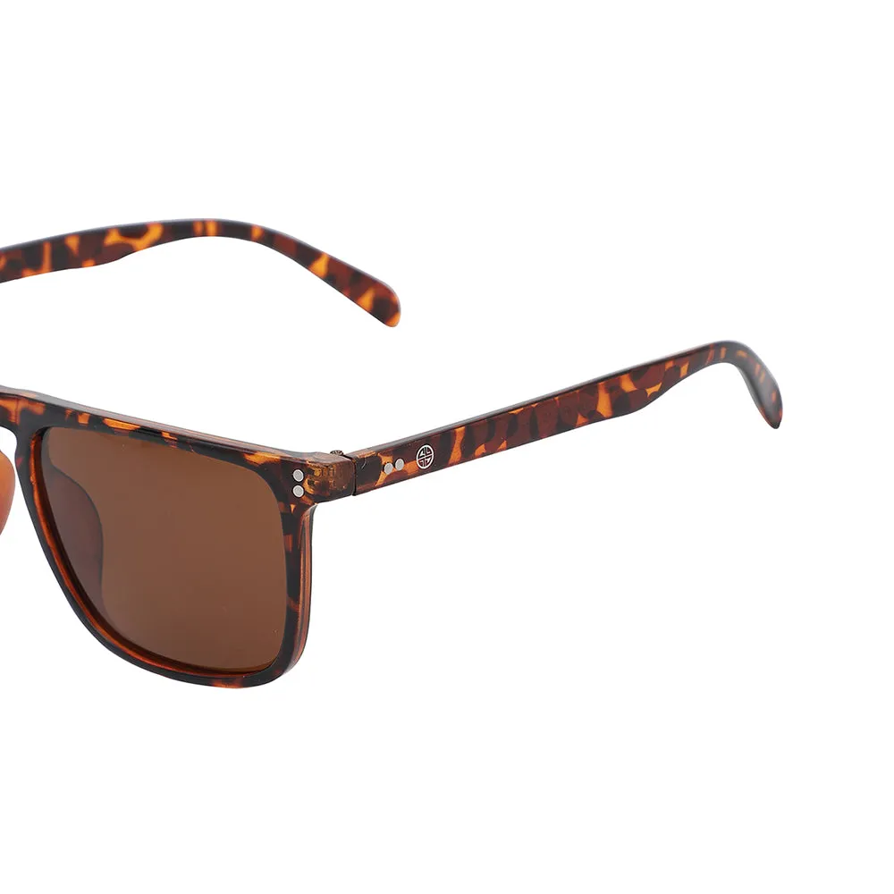 Carlton London Premium Brown Toned Polarised And Uv Protected Lens Wayfarer Sunglasses For Men