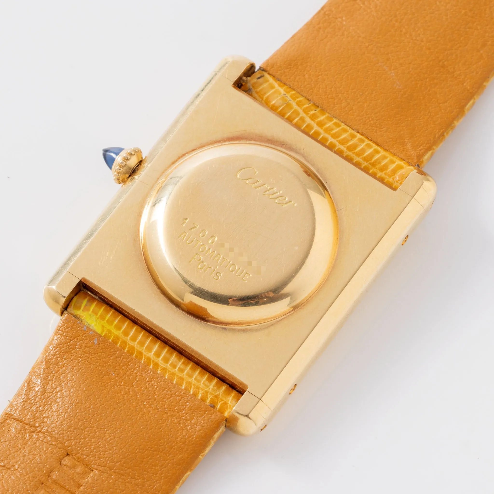 Cartier Jumbo Tank Automatique 18k yellow gold “Paris Dial”