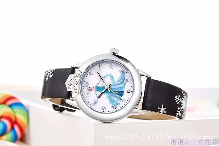 Cartoon Little Princess Children's Watch Children's Quartz Watch Animation and Cartoon Primary and Secondary School Boys and Girls Watch