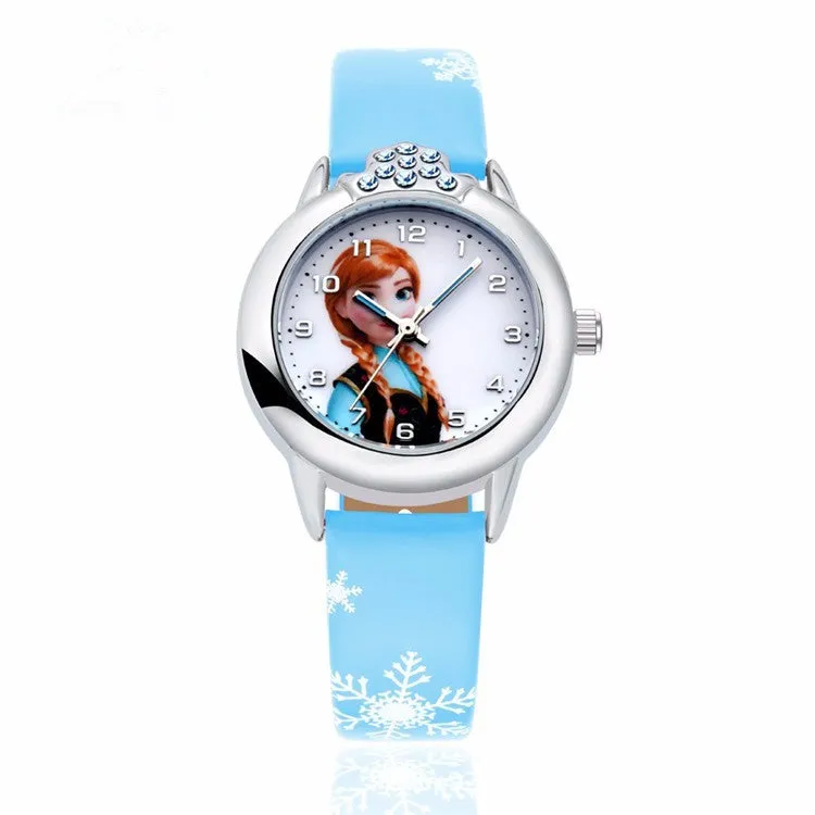 Cartoon Little Princess Children's Watch Children's Quartz Watch Animation and Cartoon Primary and Secondary School Boys and Girls Watch