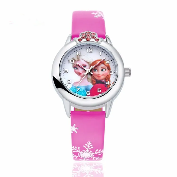 Cartoon Little Princess Children's Watch Children's Quartz Watch Animation and Cartoon Primary and Secondary School Boys and Girls Watch