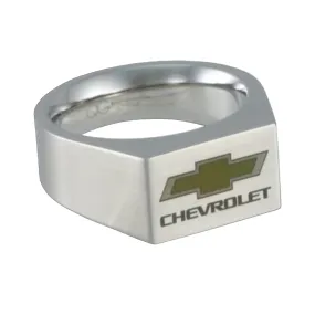 Chevy Bowtie Color Emblem | Signet Ring