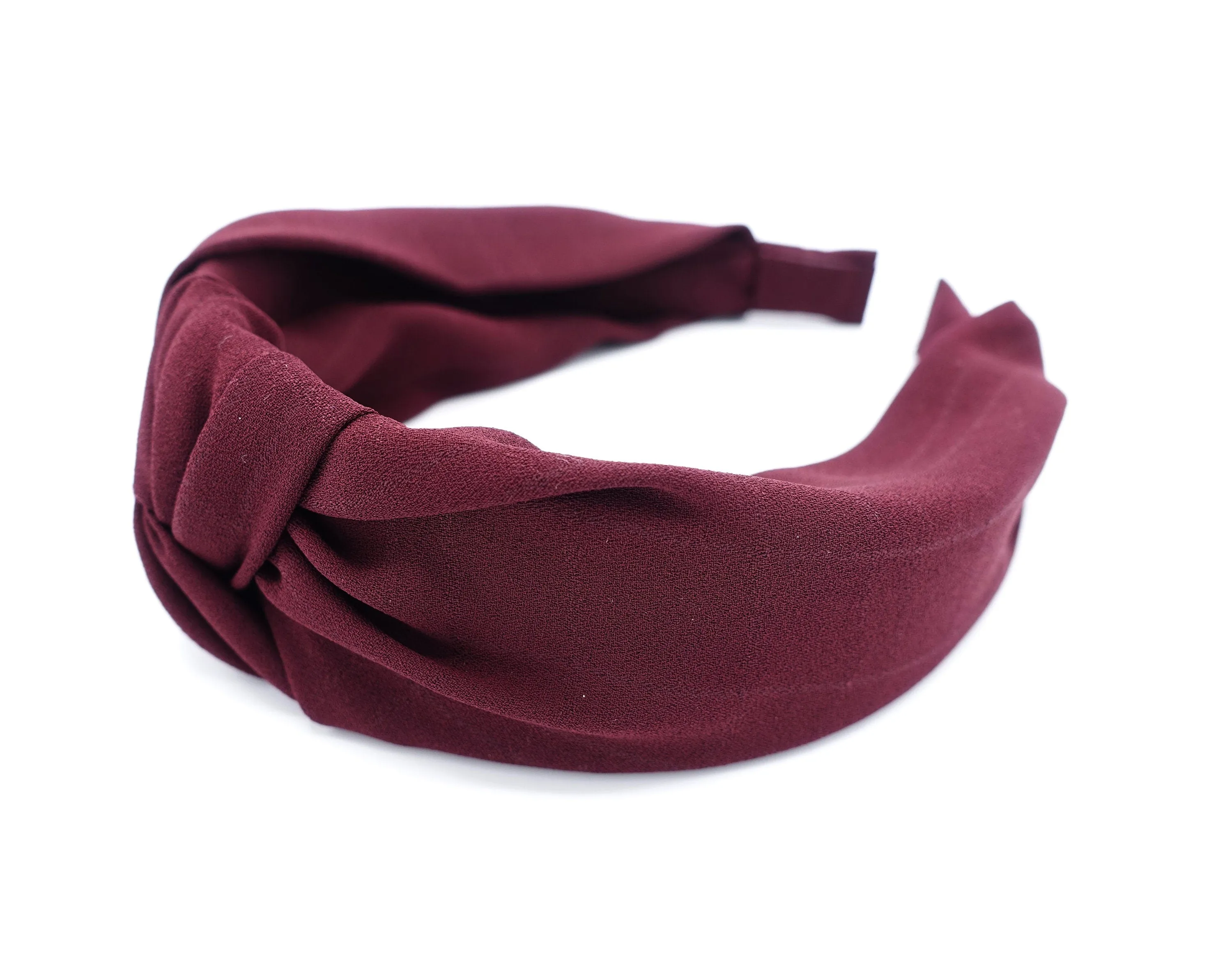 chiffon grid knot headband thin fabric hairband women hair accessory