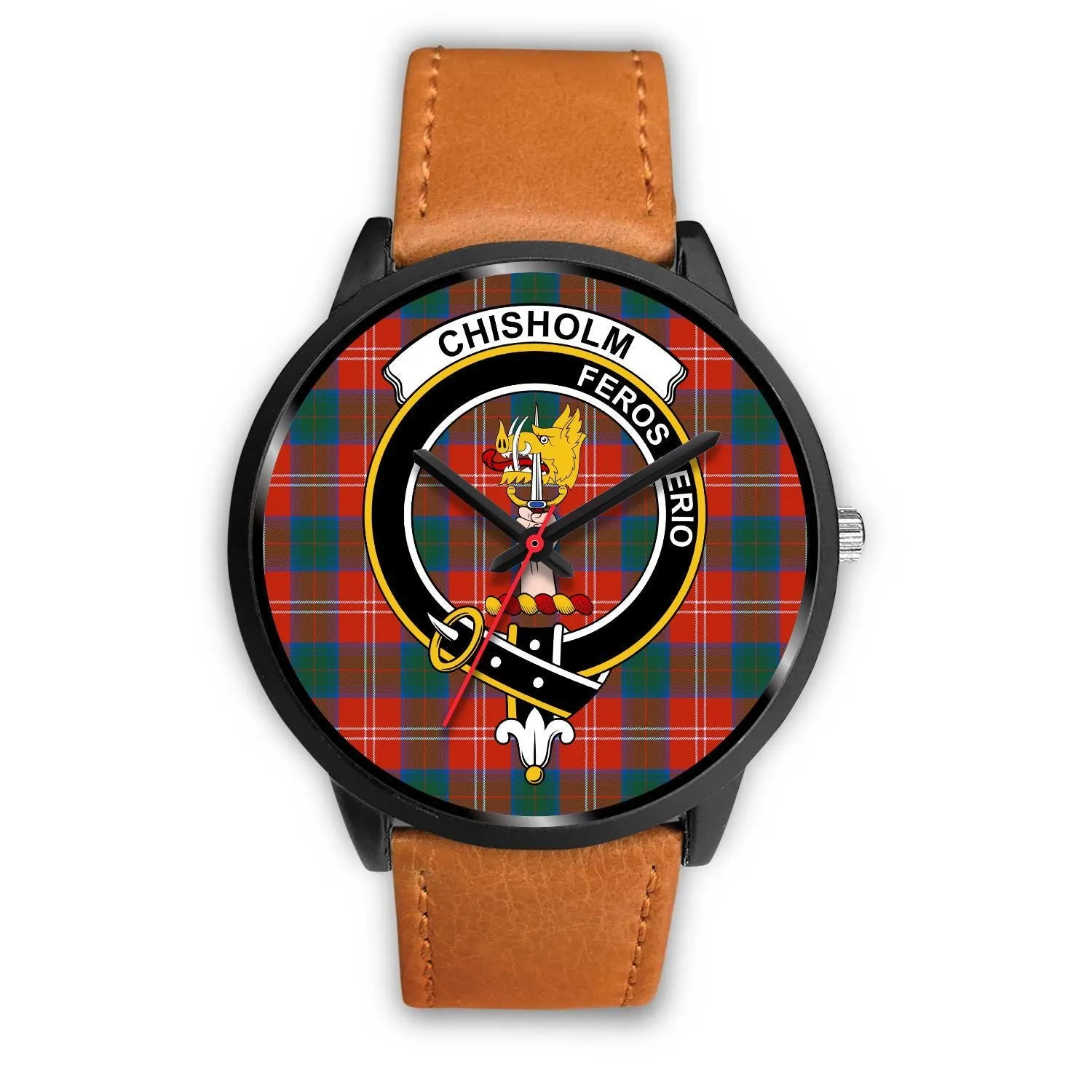 Chisholm Ancient Clan Badge Tartan Black Watch