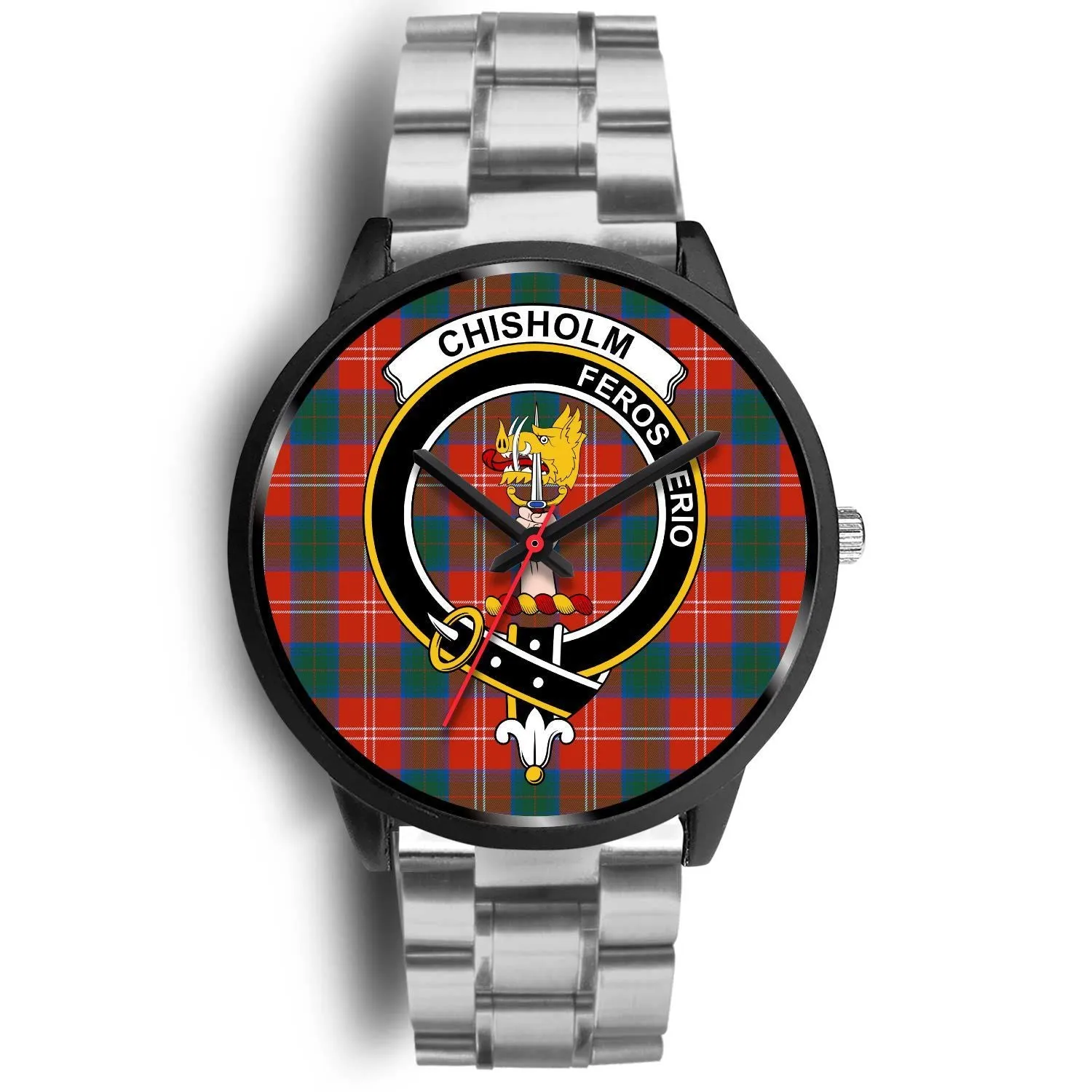 Chisholm Ancient Clan Badge Tartan Black Watch