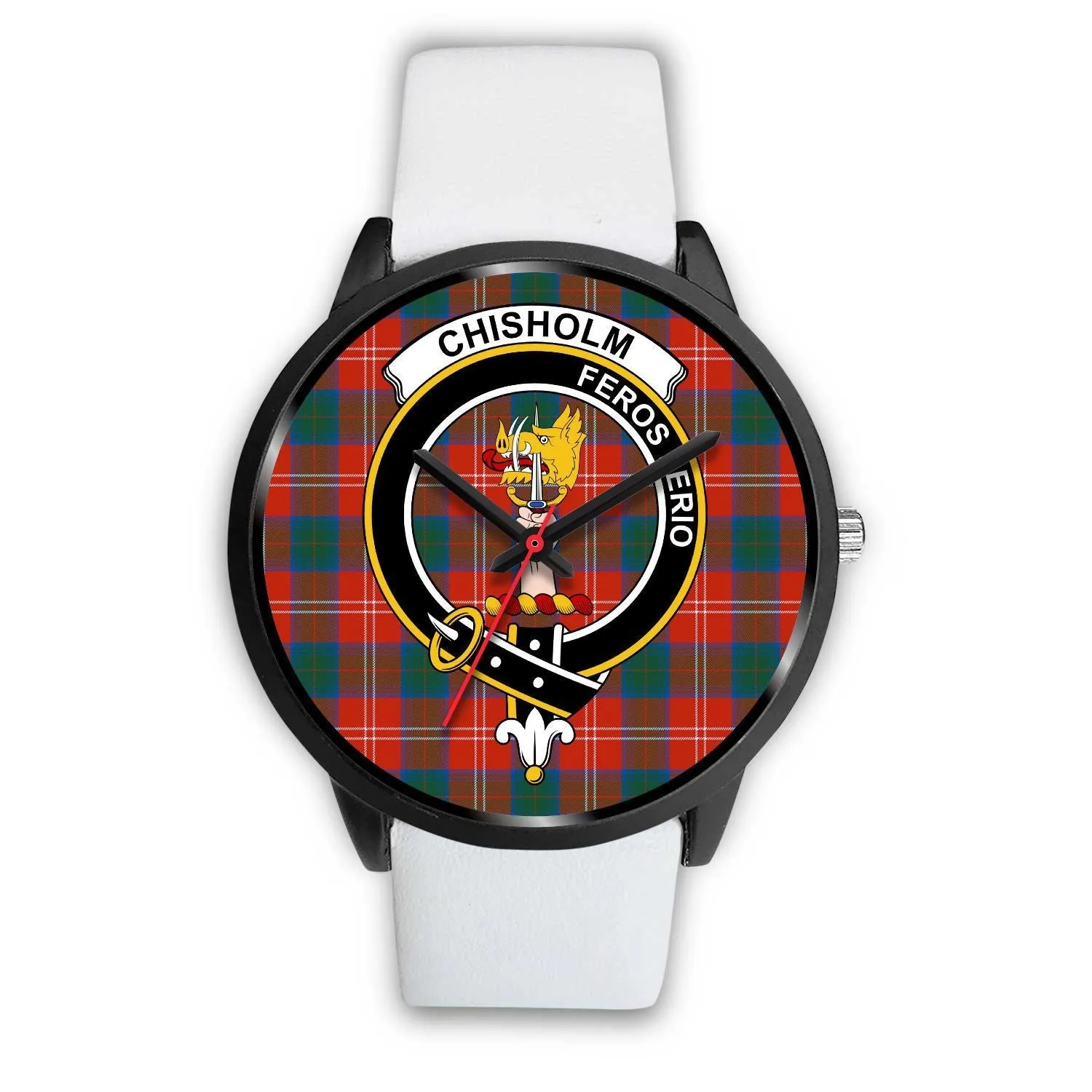 Chisholm Ancient Clan Badge Tartan Black Watch