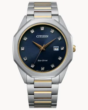 Citizen Corso Blue Dial Stainless Steel Bracelet Watch BM7494-51L