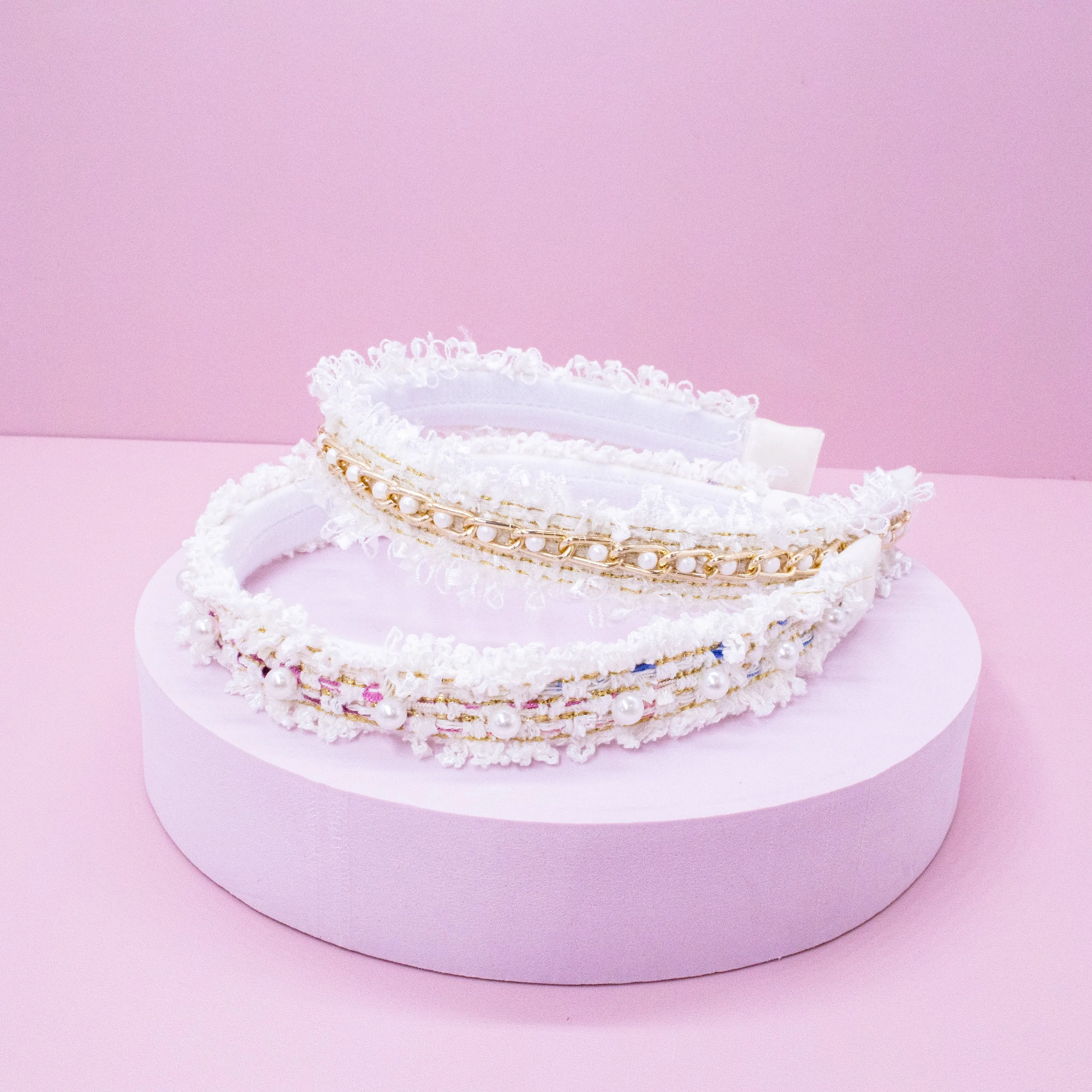 Confetti Pearl Headbands - 2 Pack