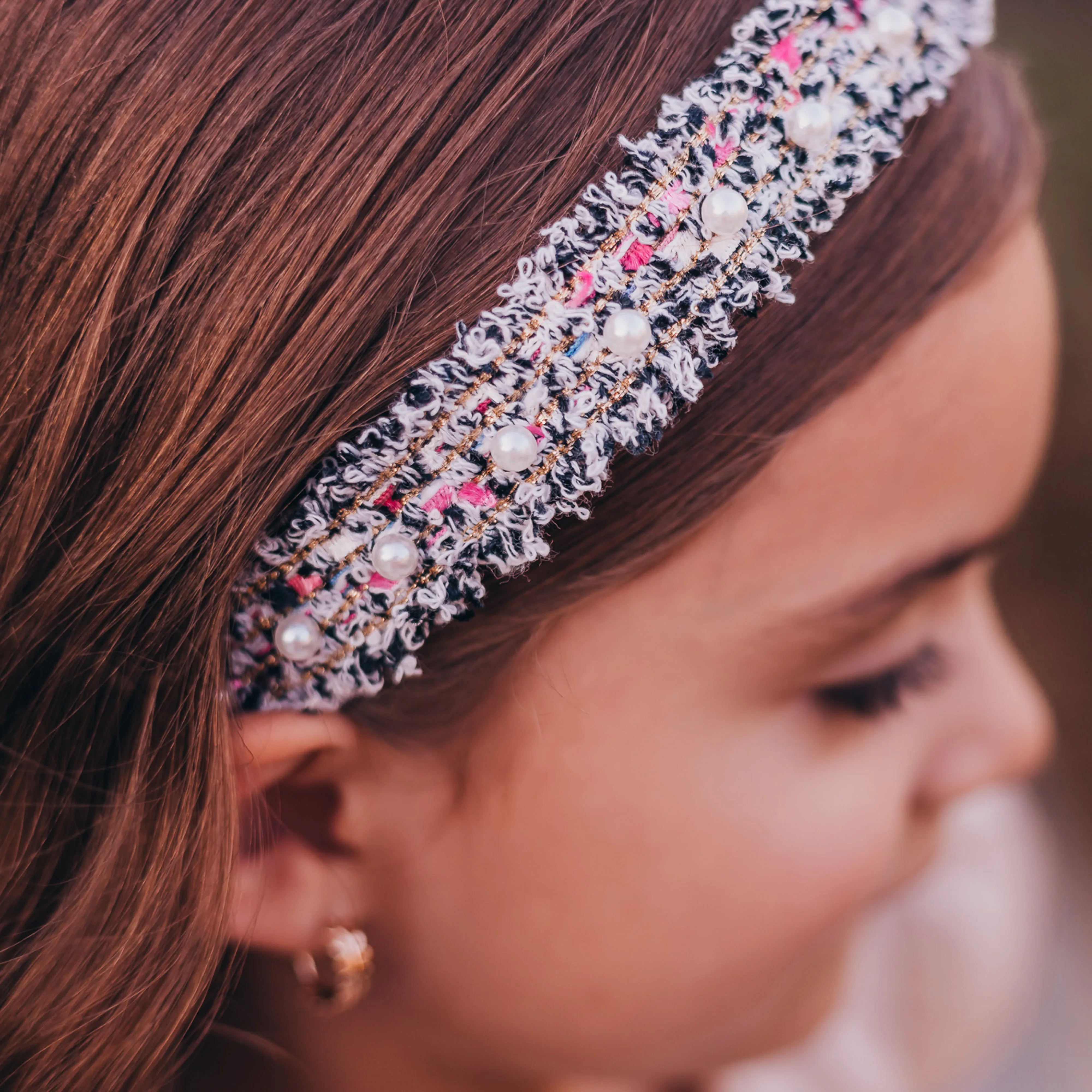 Confetti Pearl Headbands - 2 Pack