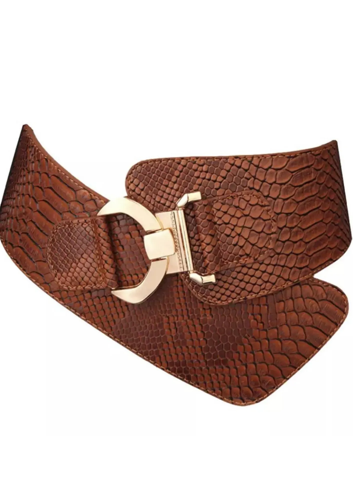 Corset Waist Belt - Brown