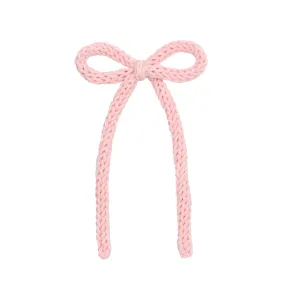 Crochet Bow - Petal Sash Clip