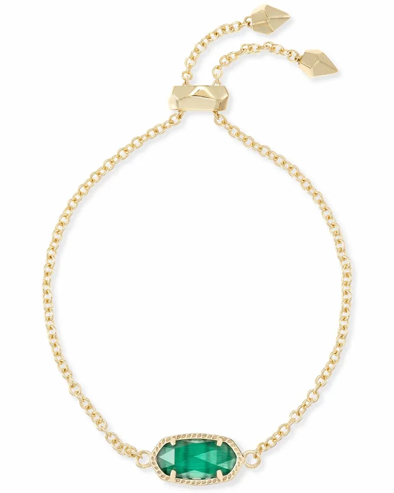 Elaina Gold Emerald Bracelet