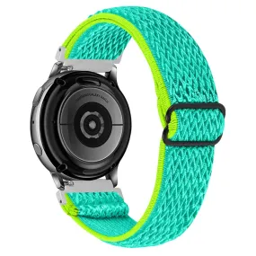 Elastic knitted watch strap for Samsung Galaxy Watch - Yellow / Green