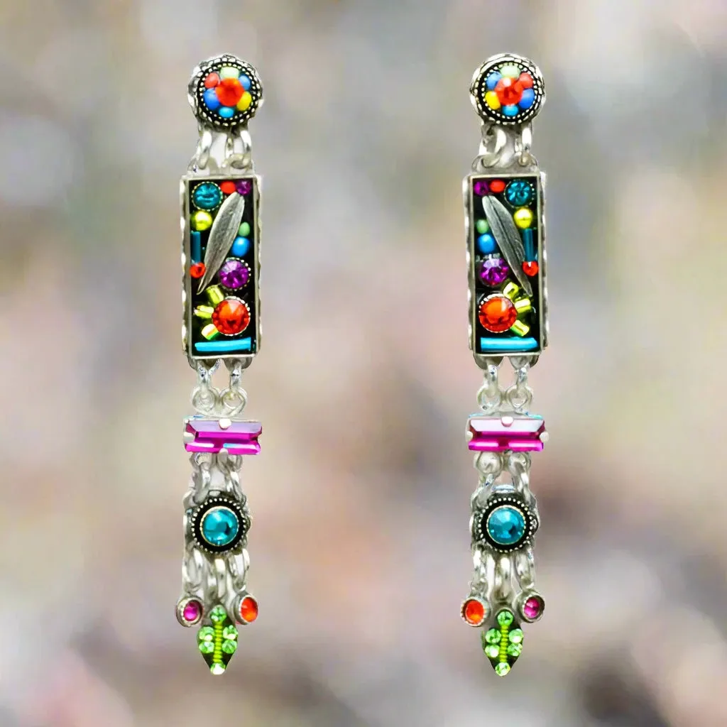 Firefly Jewelry Botanical Linear Chandelier Post Earrings-E355PMC