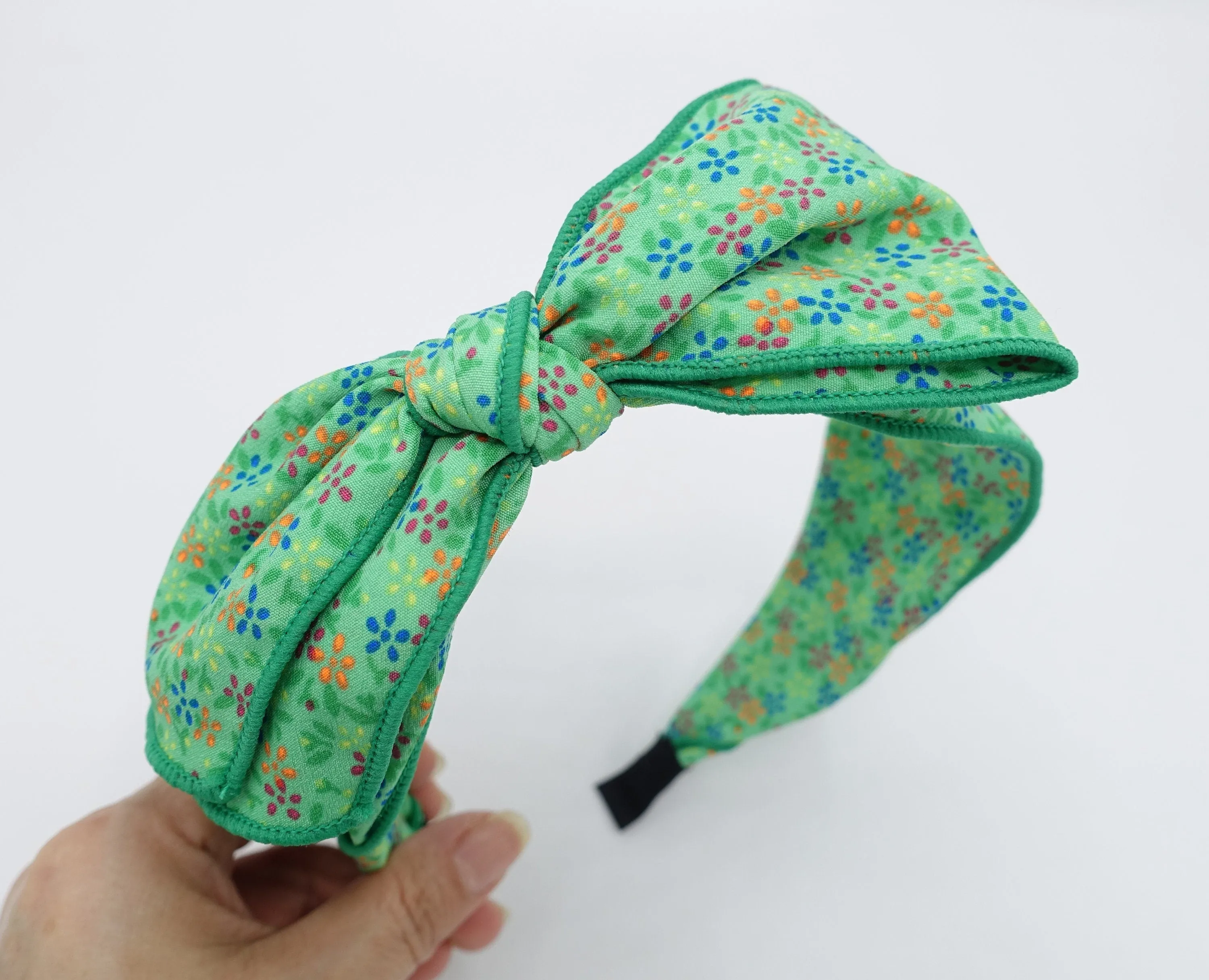 floral headband, bow knot headband, headband for girls and moms