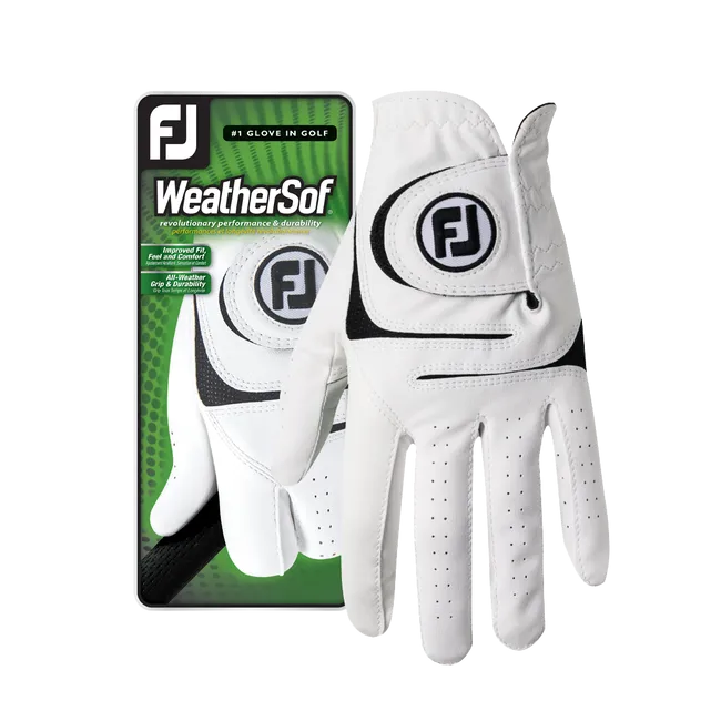 FootJoy WeatherSof Golf Glove White