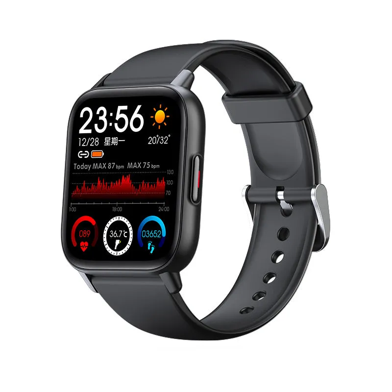 Full Touch Sport Step Counting Smart Watch Blood Oxygen Blood Pressure Heart Rate Body Temperature Detection Bracelet