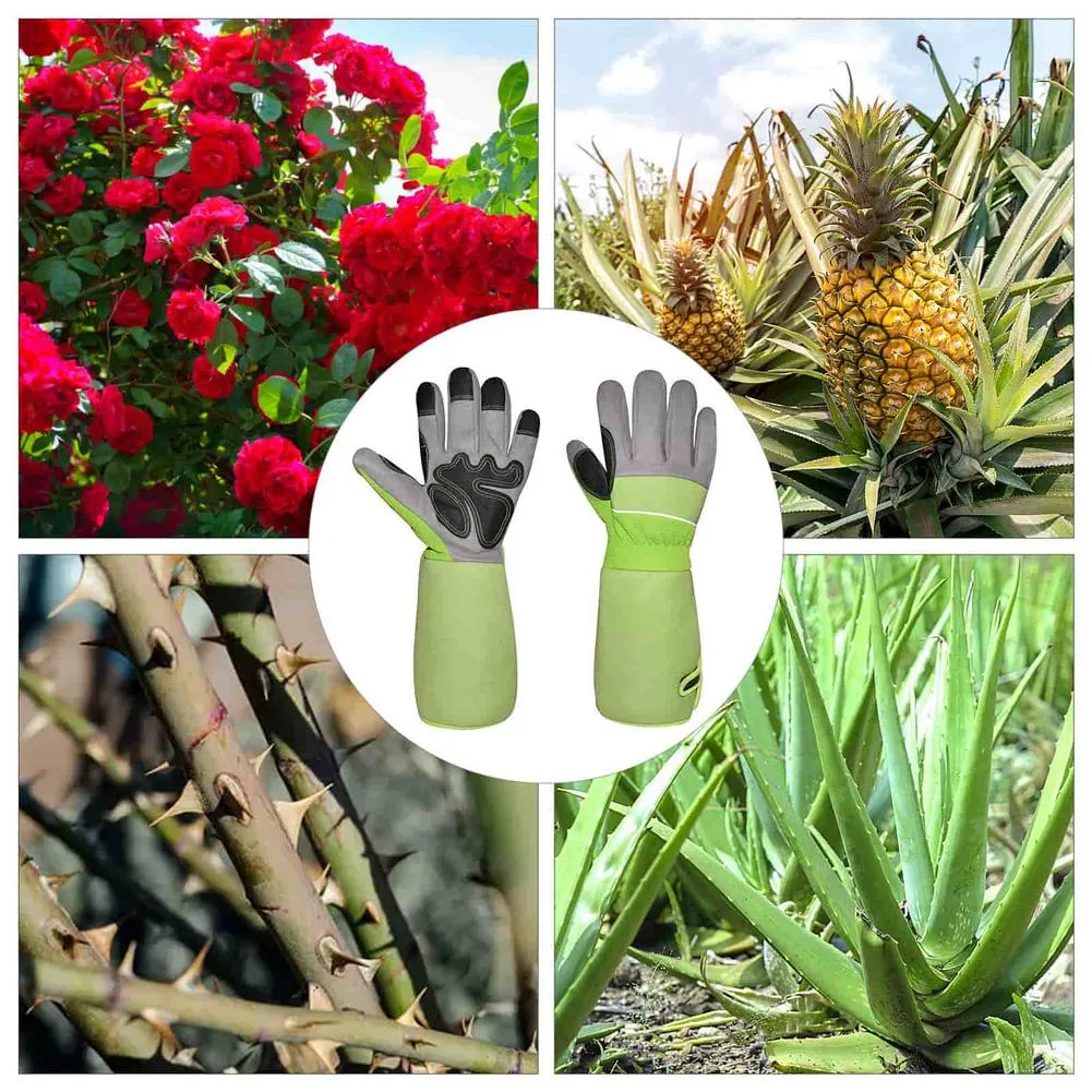 Garden Thorn Proof Gloves Unisex Gardening Gloves Wear-resistant Cut-resistant Anti-puncture Supplies For Rose Cactus