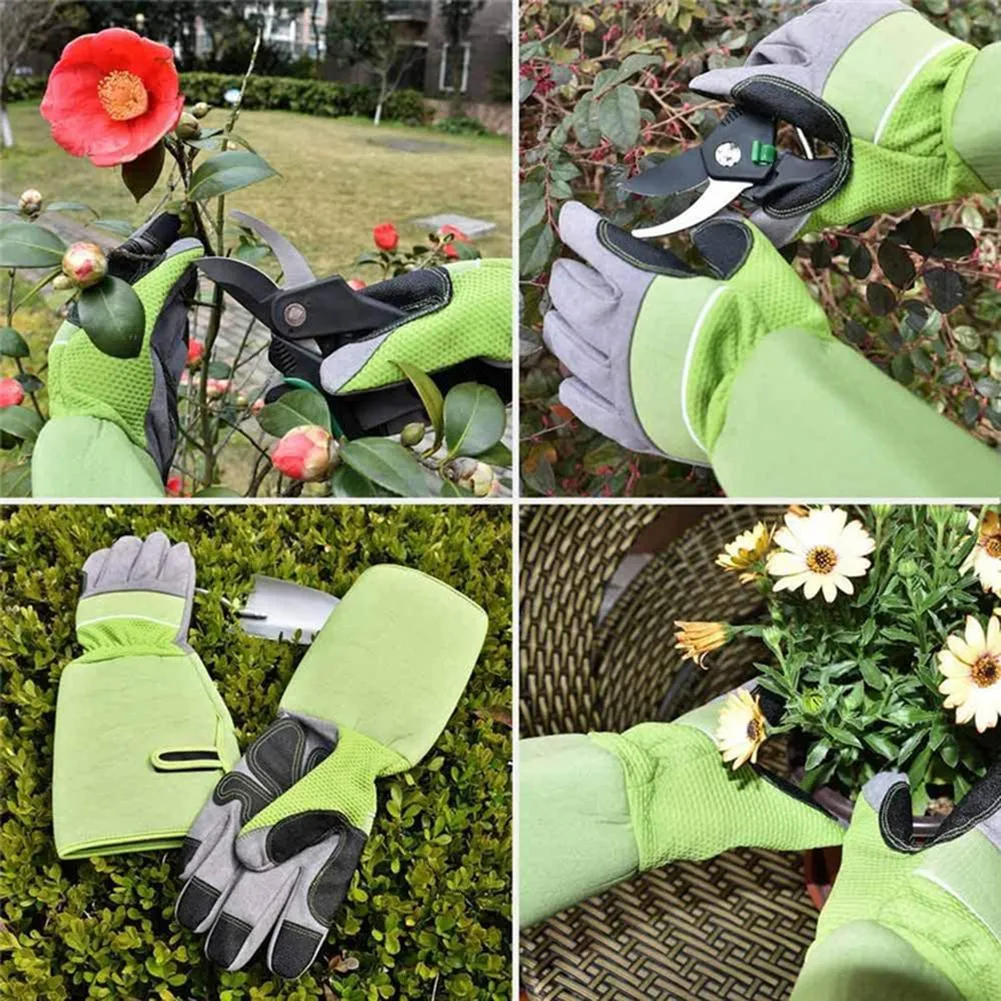 Garden Thorn Proof Gloves Unisex Gardening Gloves Wear-resistant Cut-resistant Anti-puncture Supplies For Rose Cactus