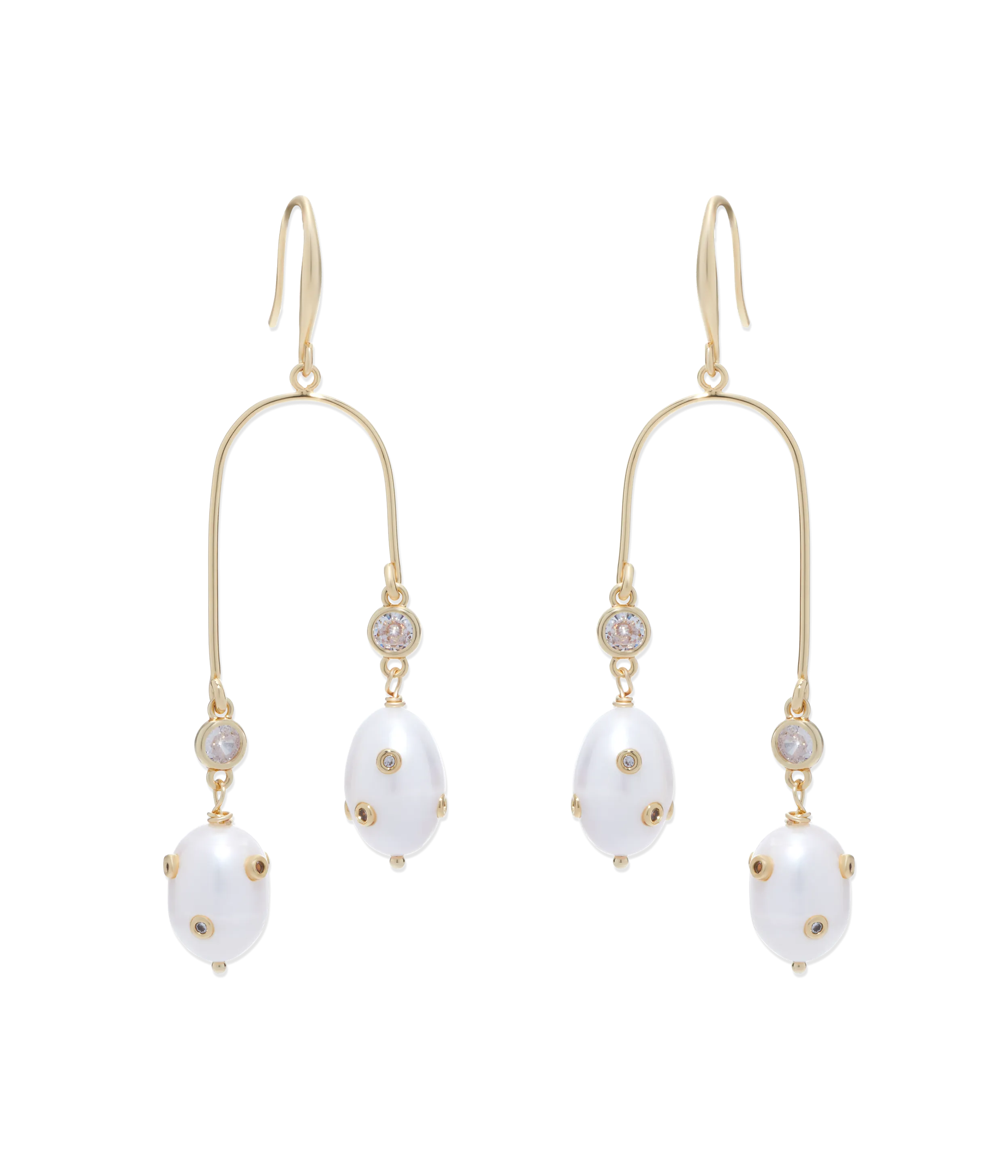 Geneva Pearl Statement Earrings