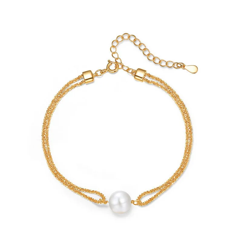 Golden Pearl Bracelet