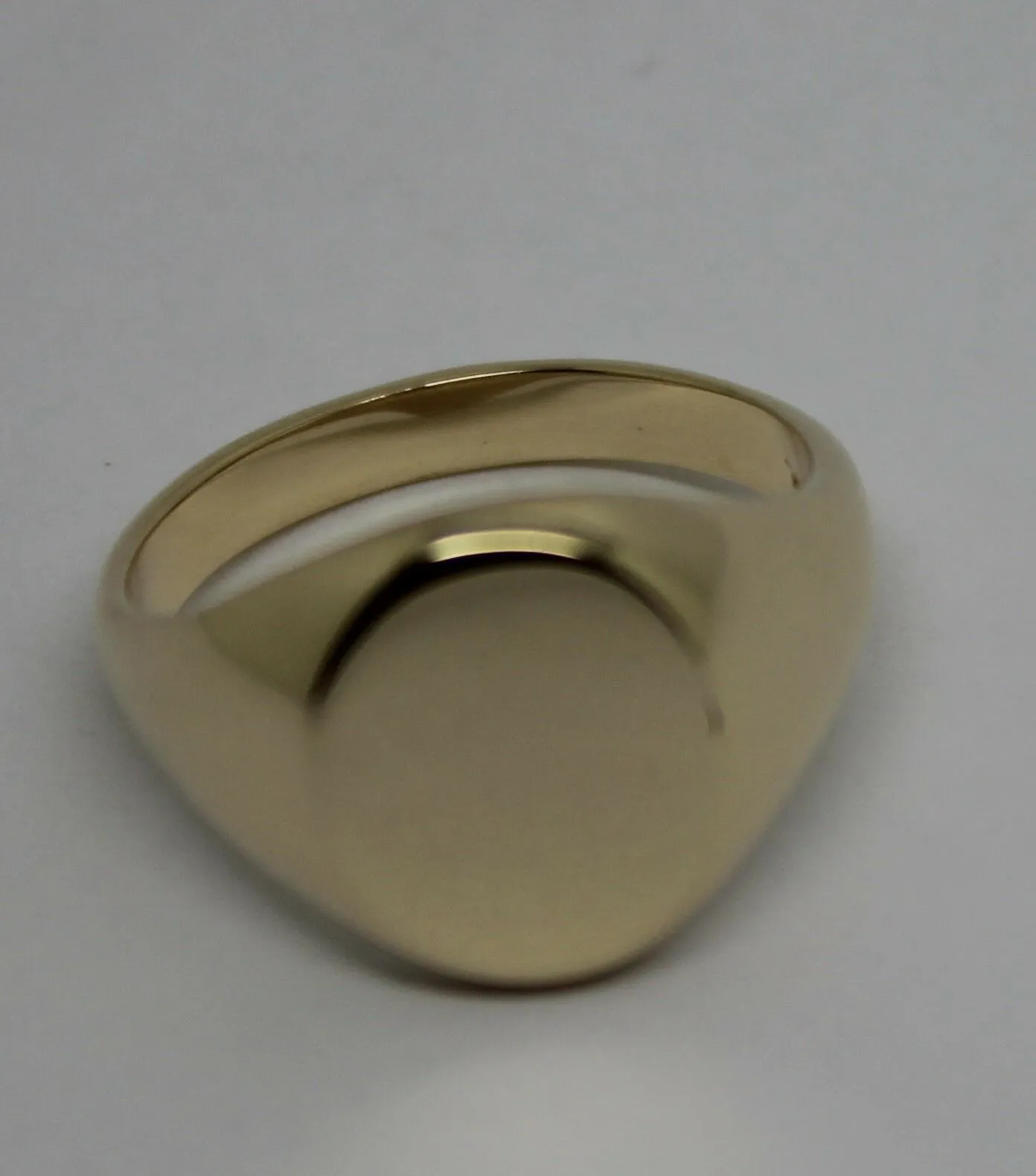 Kaedesigns Genuine Size O 1/2 9kt 9ct Yellow, Rose or White Gold Full Solid Heavy Signet Ring 318