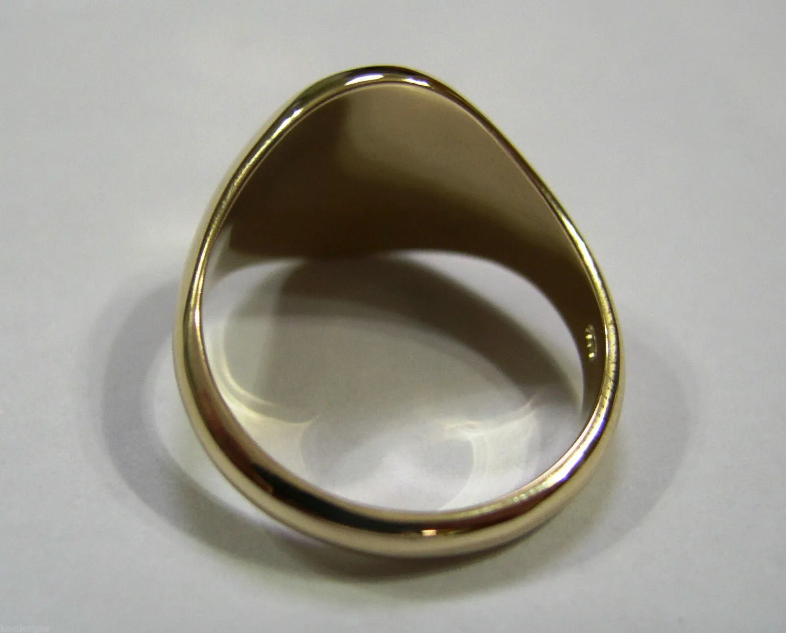 Kaedesigns Genuine Size O 1/2 9kt 9ct Yellow, Rose or White Gold Full Solid Heavy Signet Ring 318