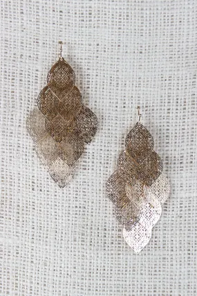 Leaf Chandelier Earrings