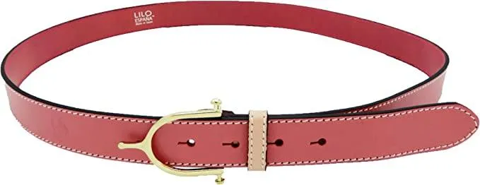 Lilo- Custom Belts 1.25" Gold Spur