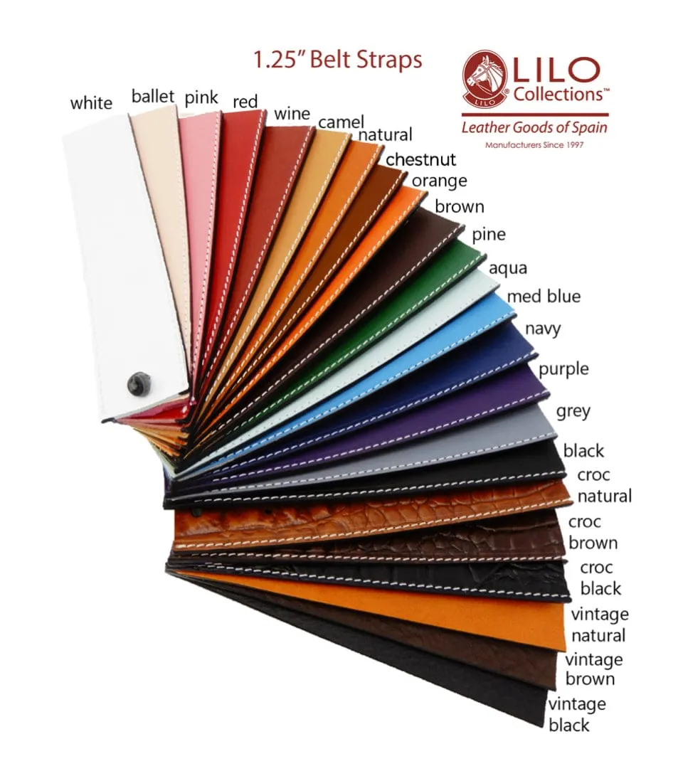 Lilo- Custom Belts 1.25" Gold Spur