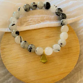 Mala: Rutilated Quartz Mala Mala Bracelet