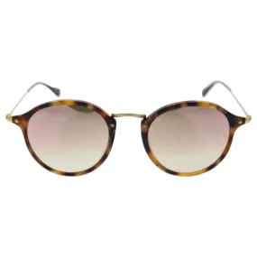 Men's Round/classic Round Sunglasses, SPOTTED BROWN HAVANA, 49 mm