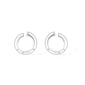 MESSIKA, MOVE ROMANE HOOP DIAMOND EARRINGS