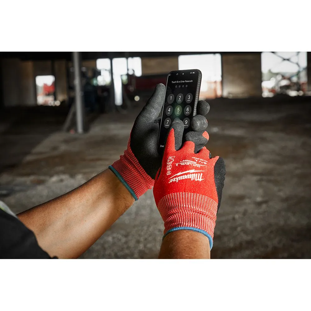 Milwaukee 48-22-8927B Cut Level 2 Nitrile Dipped Gloves - Large - Bulk 12PK