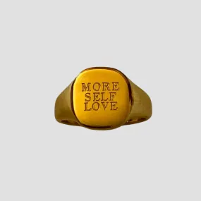 ‘More Self Love' Signet Ring