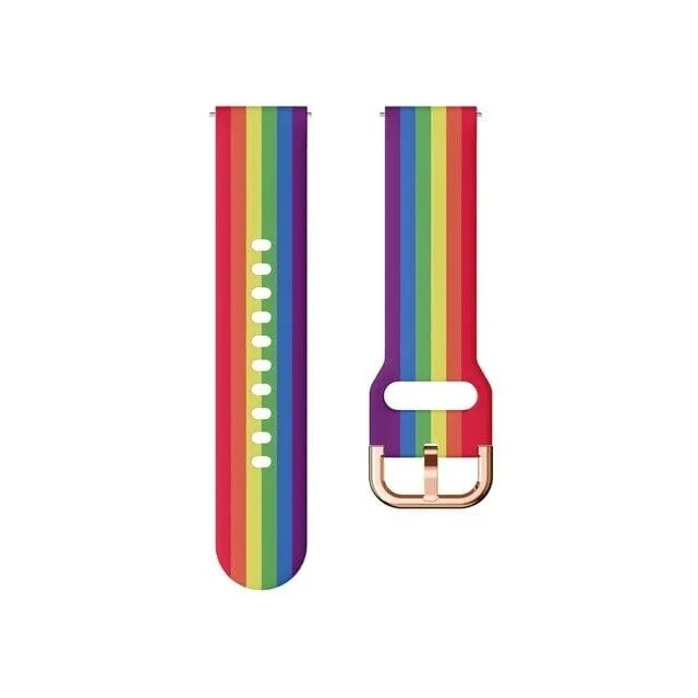 Rainbow Watch Straps compatible with the Olympic 22mm Range