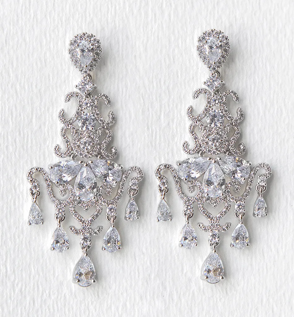 Regal Cascading Chandelier Earrings