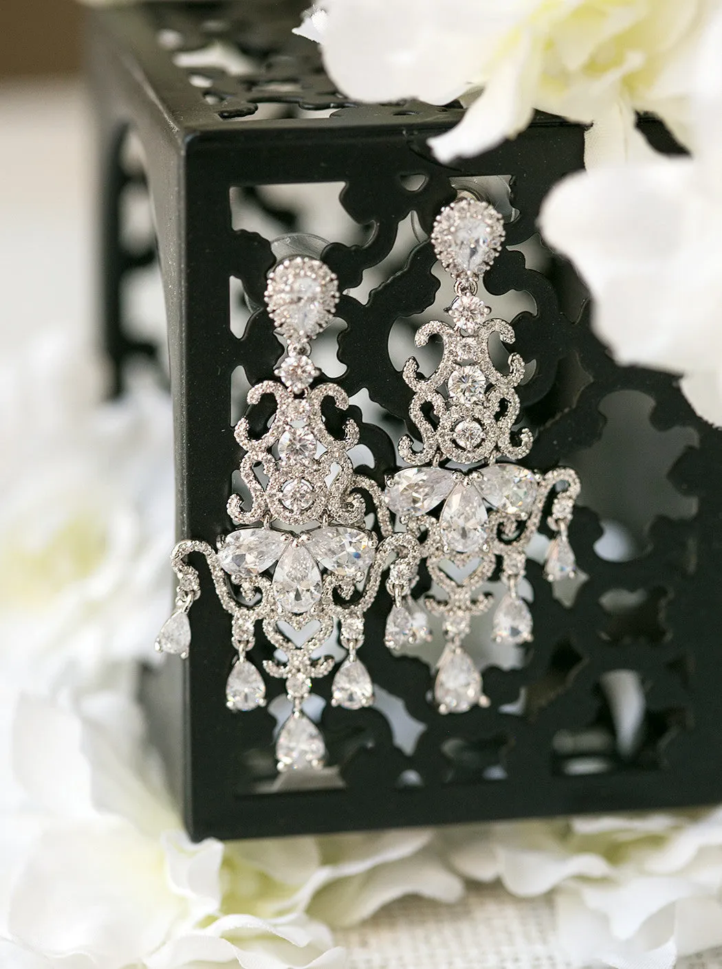 Regal Cascading Chandelier Earrings