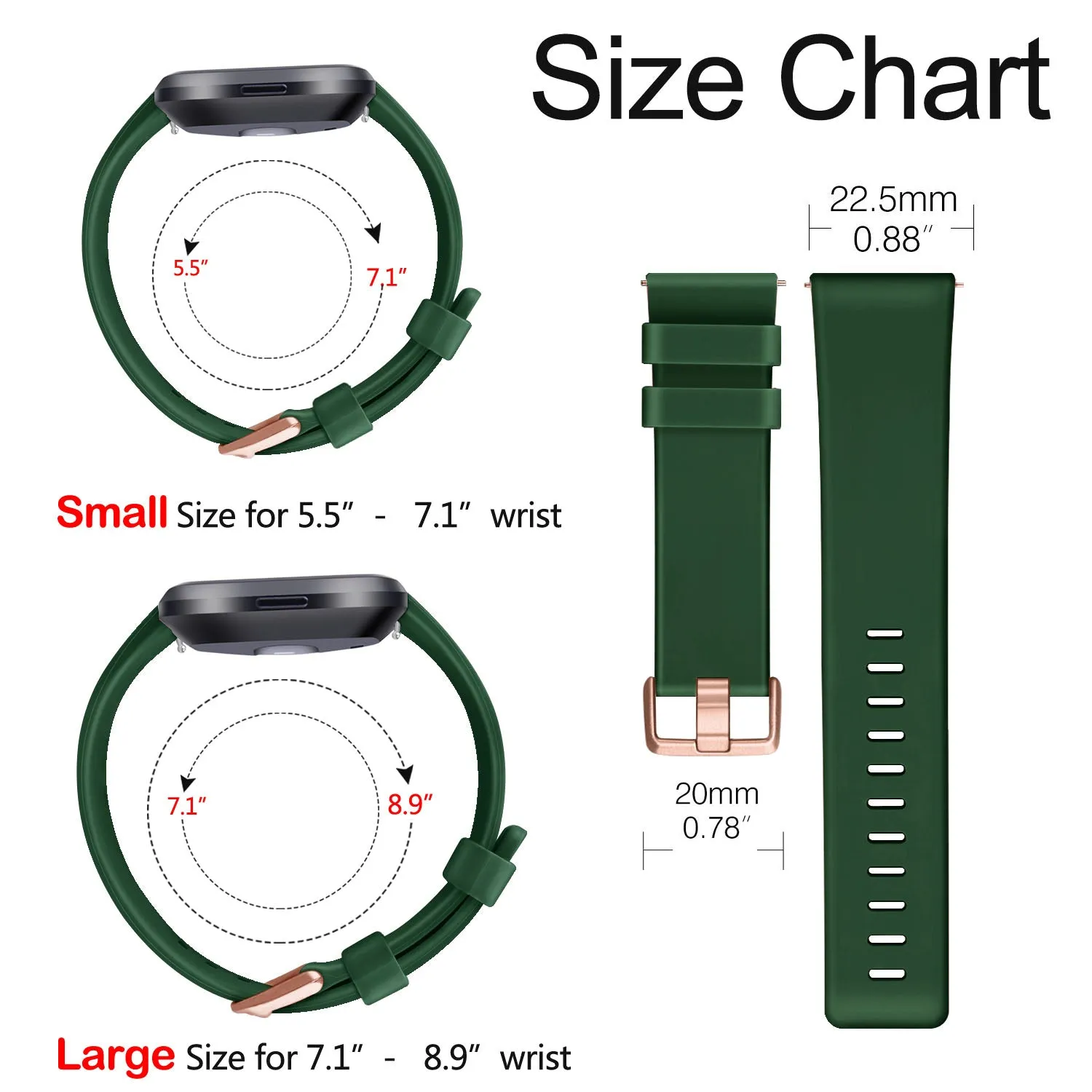 Replacement Watch Band for Fitbit Versa 2 SE Strap Silicone Sport Bracelet for Fitbit Versa Lite Wristband Smartwatch Accessory